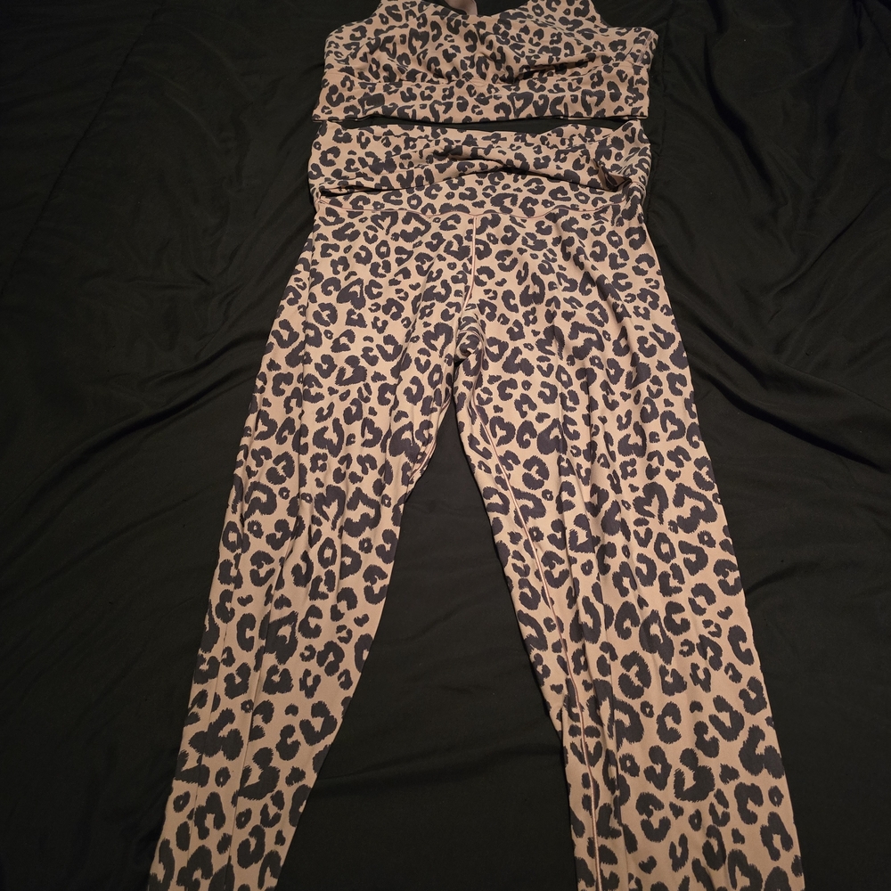 Aerie Leopard Print Jumpsuit